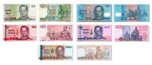 Thai Baht Banknotes