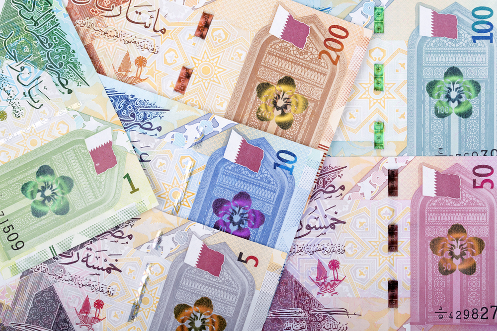 Qatari Riyal banknotes