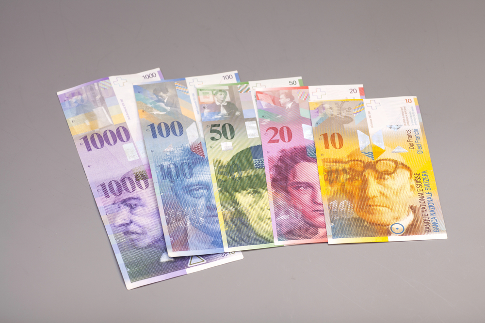 Swiss Franc Banknotes