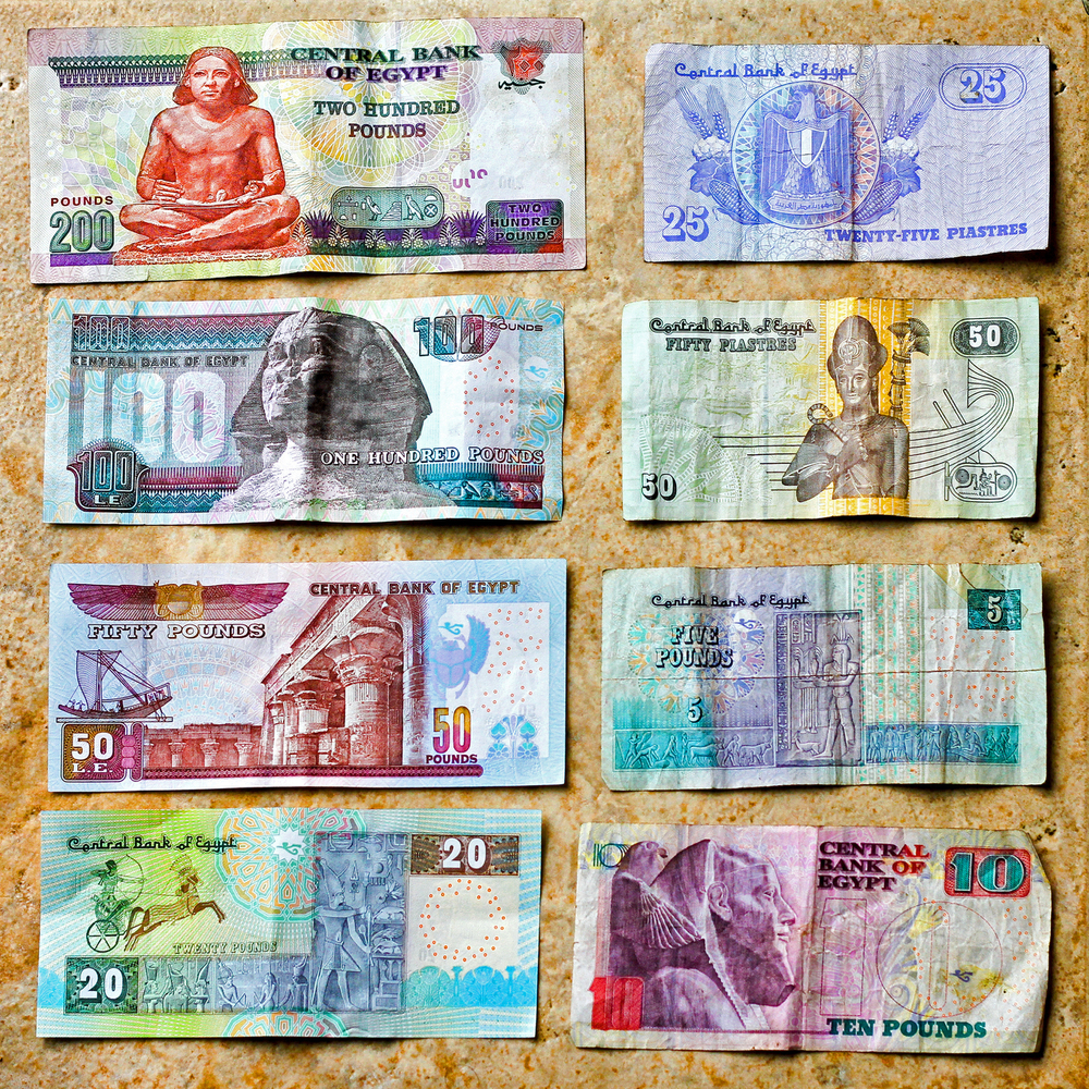 Egyptian banknotes