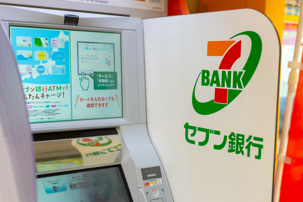 Seven Bank ATMs money service installed at 7-Eleven